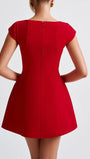 Zara Short Sleeve Mini Dress - Fashion Pov