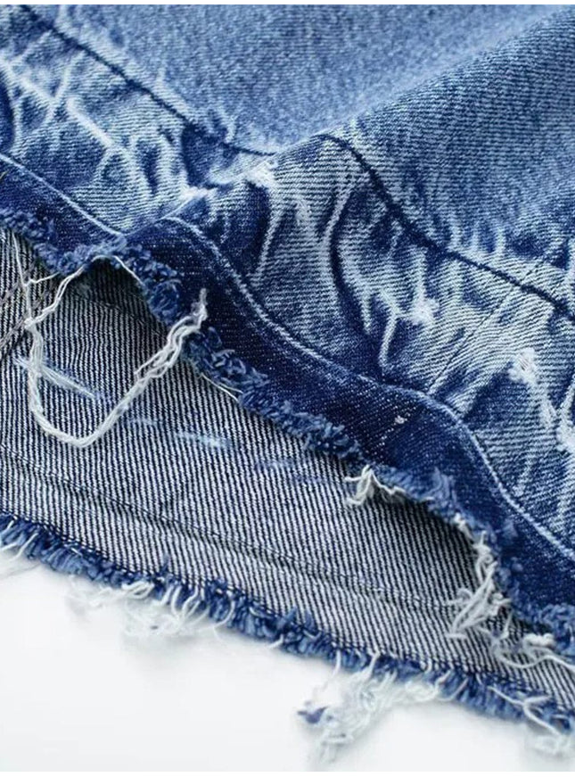 Zoey Denim Midi Skirt - Fashion Pov