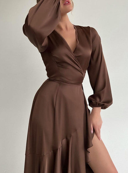 Ada Asymmetrical Midi Dress - Fashion Pov