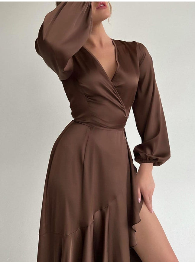 Ada Asymmetrical Midi Dress - Fashion Pov