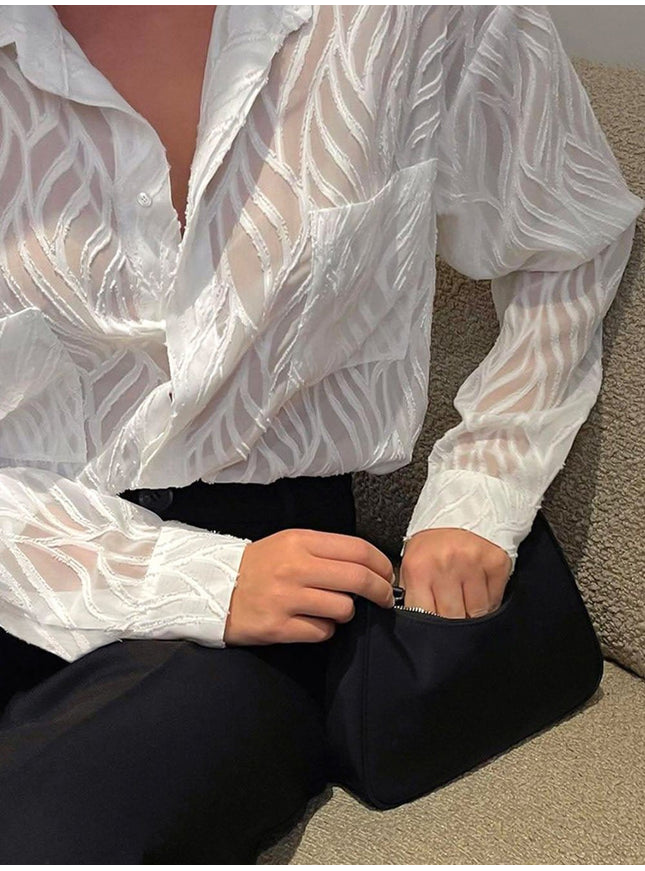 Adaline Pocket Button Tunic Top - Fashion Pov