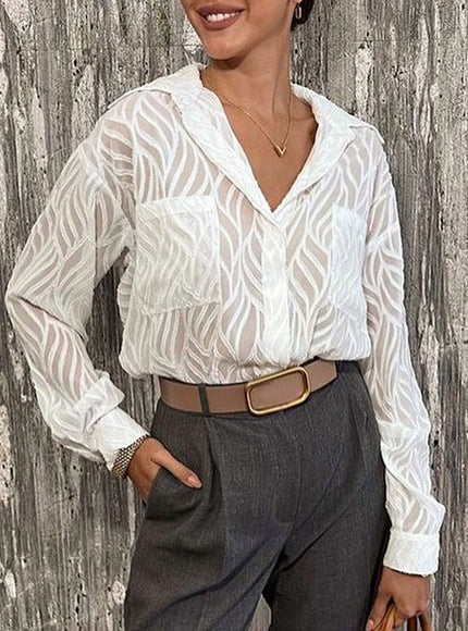 Adaline Pocket Button Tunic Top - Fashion Pov