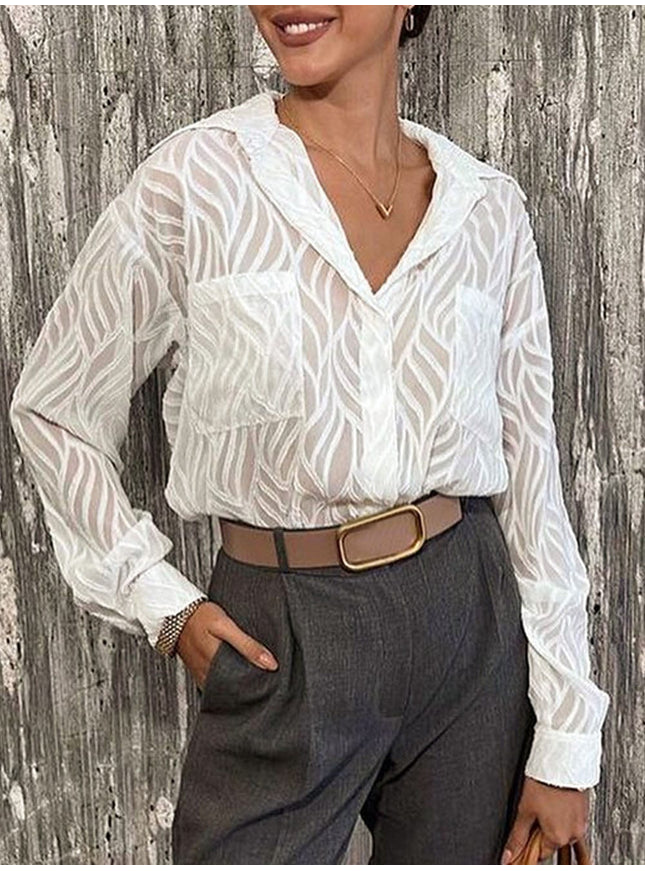 Adaline Pocket Button Tunic Top - Fashion Pov