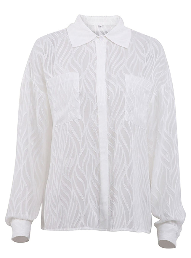 Adaline Pocket Button Tunic Top - Fashion Pov