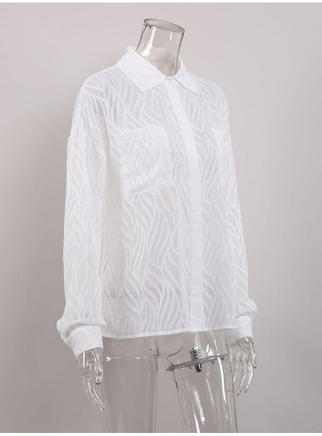 Adaline Pocket Button Tunic Top - Fashion Pov