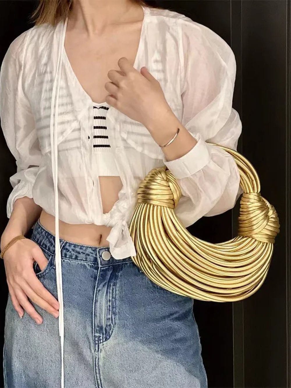 Adalyn Knotted Handbag - Fashion Pov