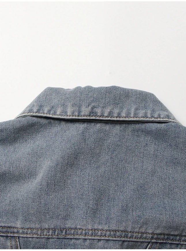 Addison Denim Hollow Out Jacket - Fashion Pov