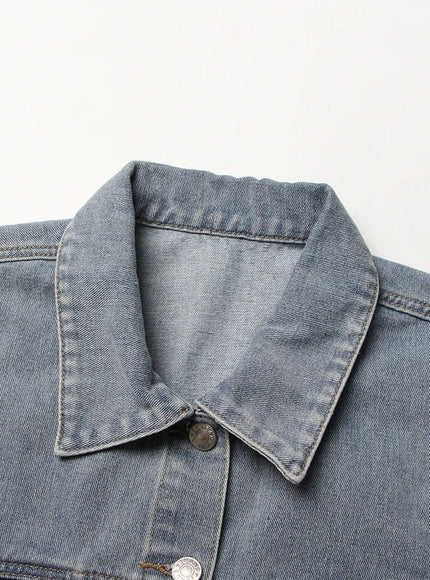 Addison Denim Hollow Out Jacket - Fashion Pov