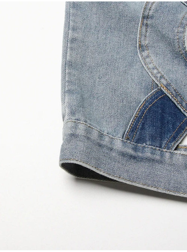 Addison Denim Hollow Out Jacket - Fashion Pov