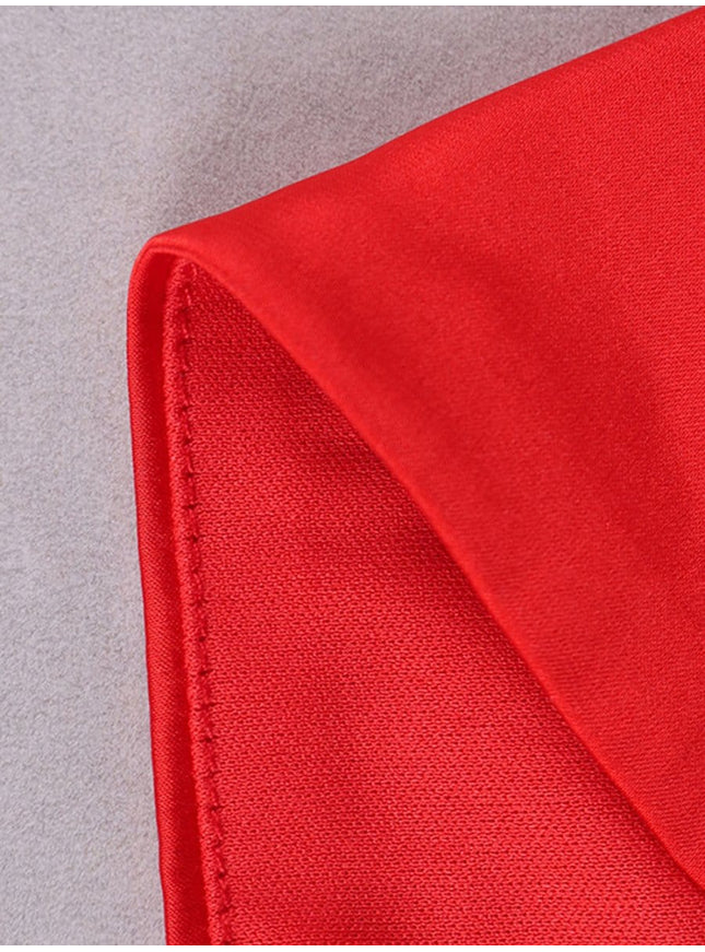 Adrian One Shoulder Midi Dress - Fashion Pov