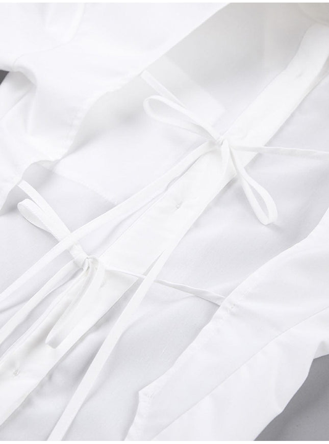 Alaia Hollow Out Backless Top - Fashion Pov