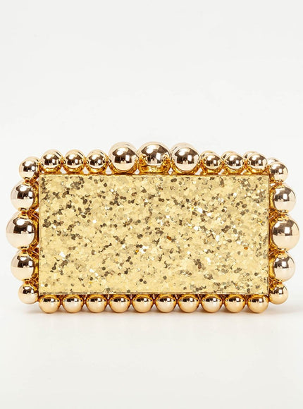 Alana Beaded Acrylic Box Handbag - Fashion Pov