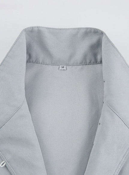Alison Single-Breasted Puff Sleeve Top - Fashion Pov