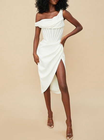 Aliyah Bodycon Midi Dress - Fashion Pov
