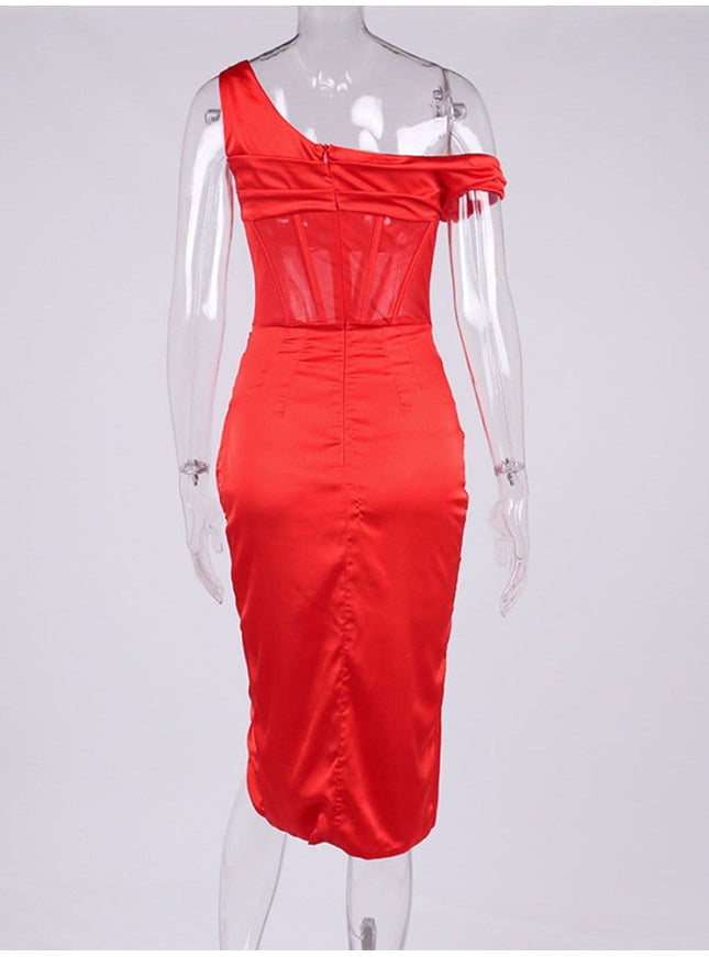 Aliyah Bodycon Midi Dress - Fashion Pov