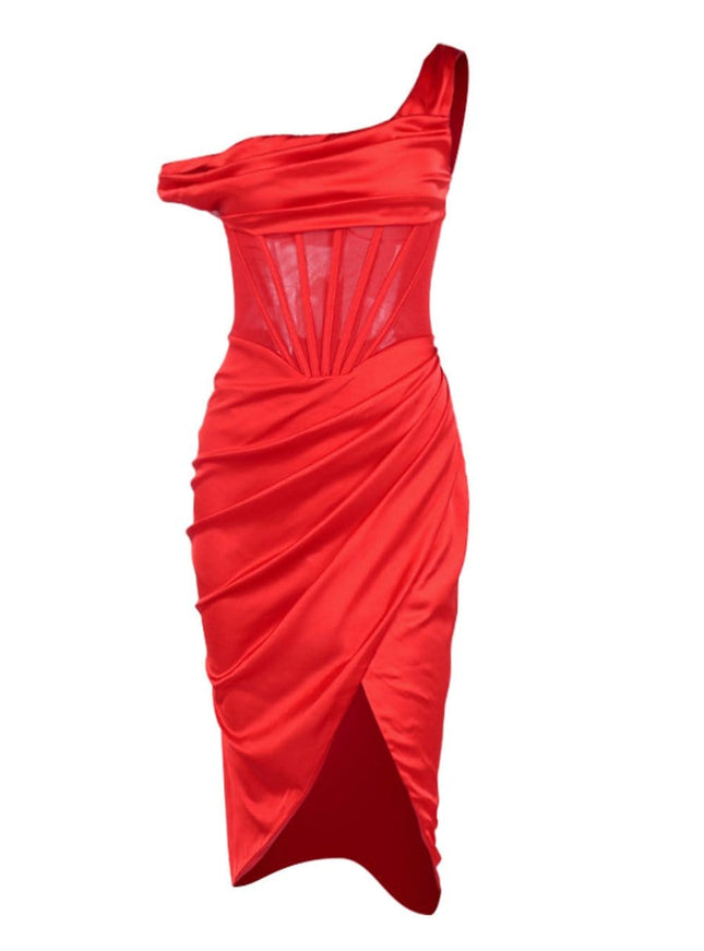 Aliyah Bodycon Midi Dress - Fashion Pov