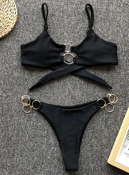 Alora Hollow Out Bikini Set - Fashion Pov