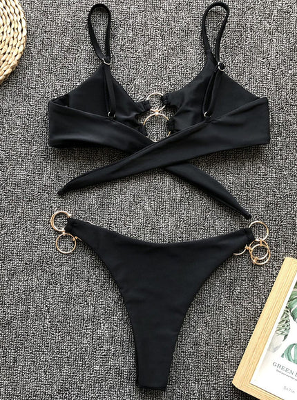 Alora Hollow Out Bikini Set - Fashion Pov