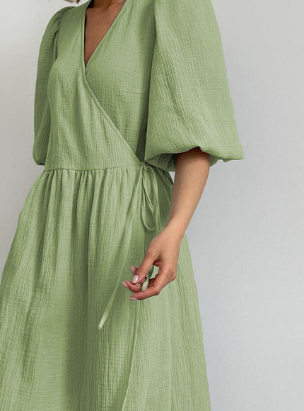 Amal Peyton Midi Dress - Fashion Pov