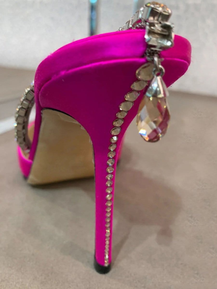 Ankle Rhinestone Heel - Fashion Pov