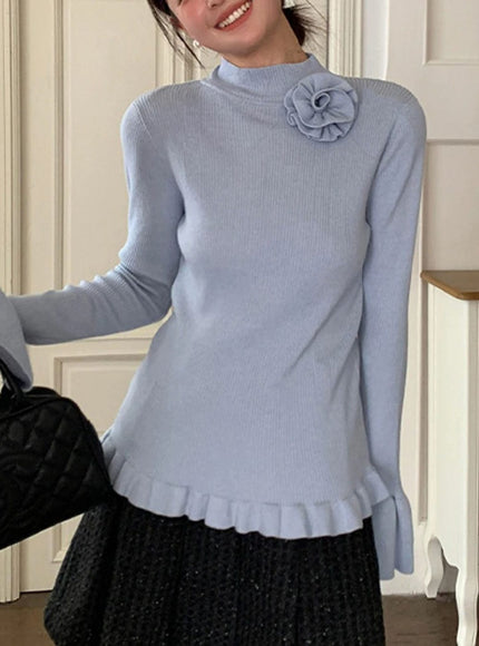 Annabelle Knitted Pullover Sweater - Fashion Pov