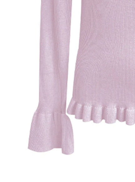 Annabelle Knitted Pullover Sweater - Fashion Pov
