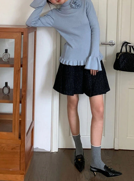Annabelle Knitted Pullover Sweater - Fashion Pov