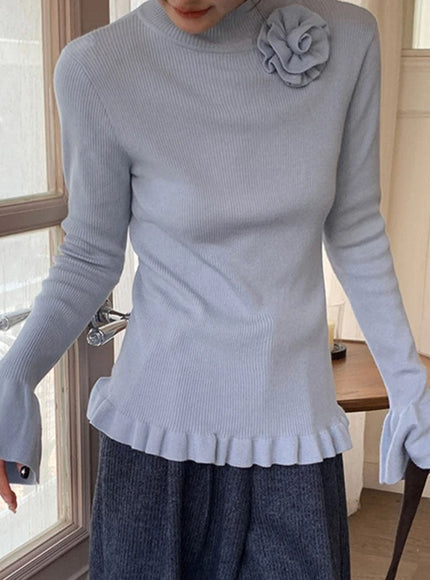 Annabelle Knitted Pullover Sweater - Fashion Pov