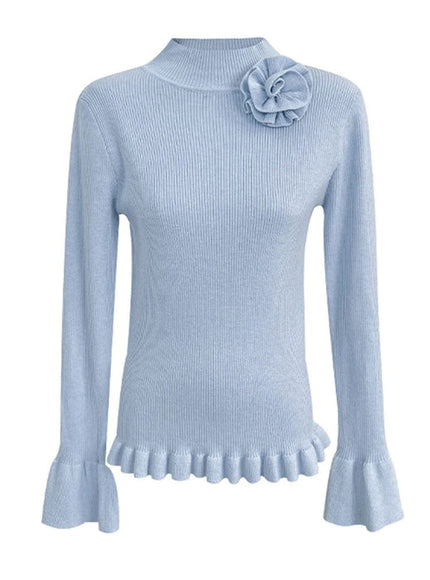Annabelle Knitted Pullover Sweater - Fashion Pov