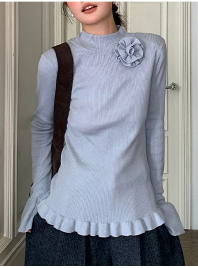 Annabelle Knitted Pullover Sweater - Fashion Pov