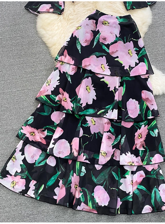 Archer Ruffle Top & Skirt Set - Fashion Pov