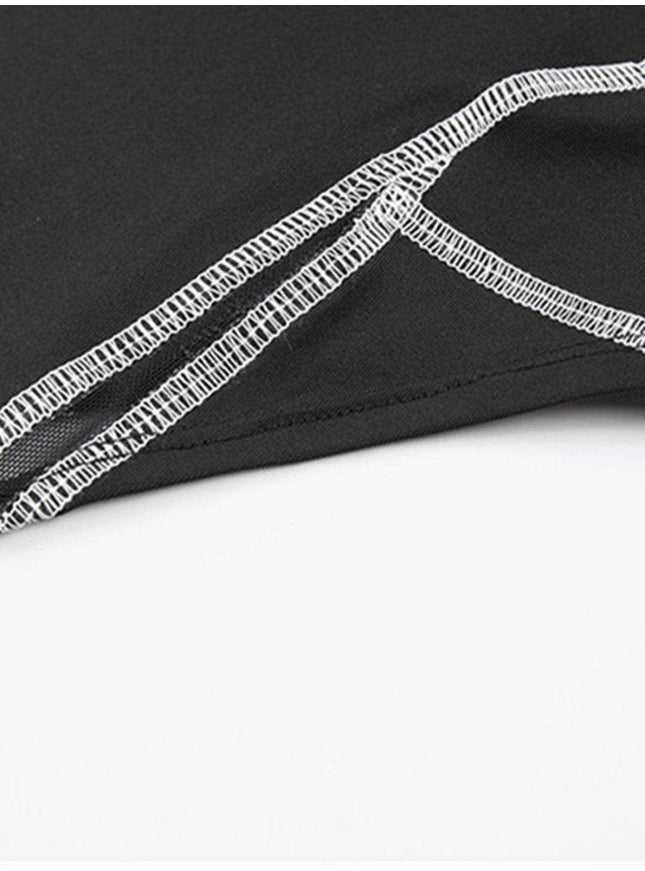 Aria Skinny Bodysuit Streetwear Top - Fashion Pov