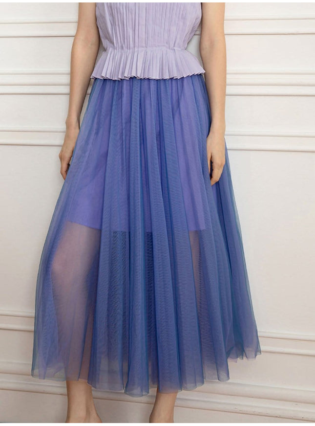 Aubrey Mesh Skirt - Fashion Pov