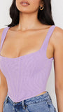 Beckett Crop Tank Top - Fashion Pov