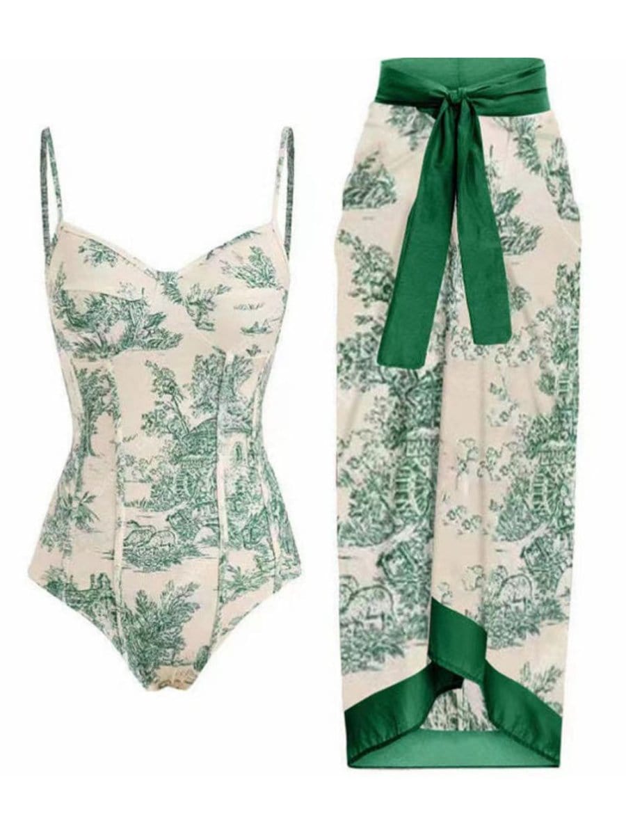 Carson Swimsuit & Ruffle Skirt Set - Fashion Pov