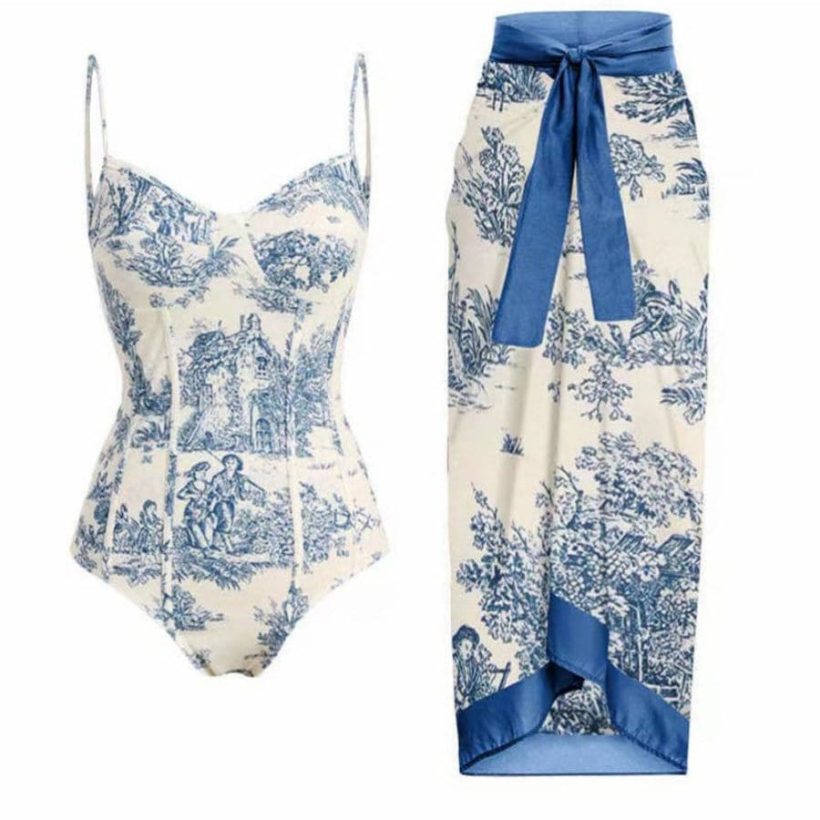 Carson Swimsuit & Ruffle Skirt Set - Fashion Pov