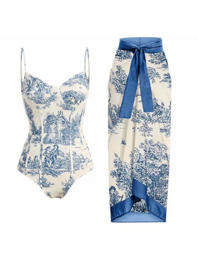 Carson Swimsuit & Ruffle Skirt Set - Fashion Pov