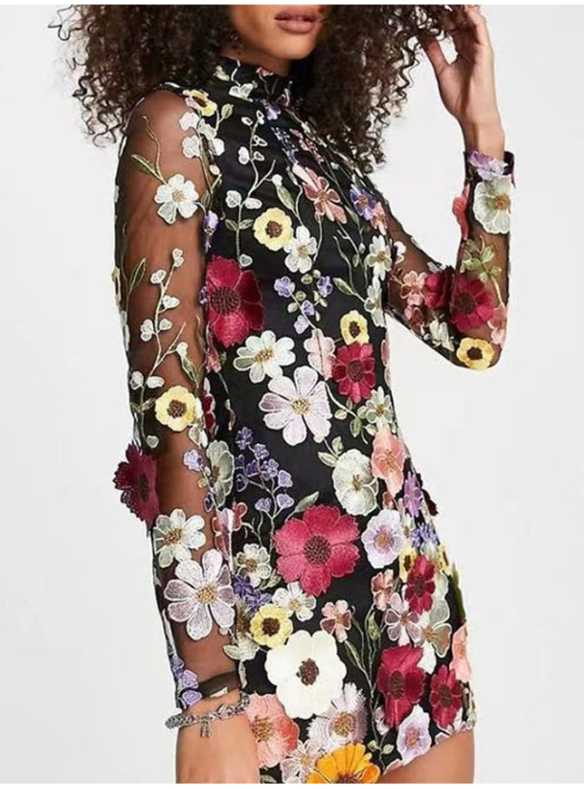 Charlotte Floral Mini Dress - Fashion Pov