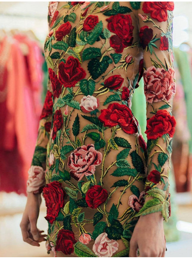 Charlotte Floral Mini Dress - Fashion Pov