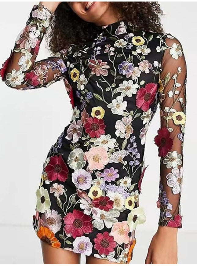 Charlotte Floral Mini Dress - Fashion Pov