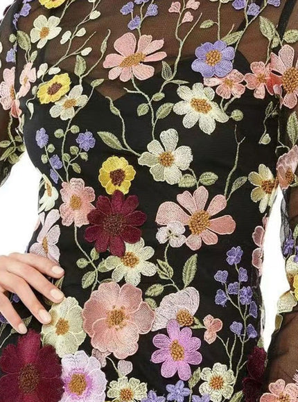 Charlotte Floral Mini Dress - Fashion Pov