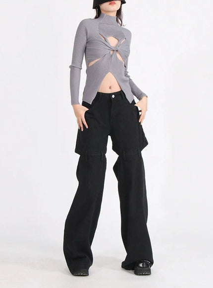 Chiara Hollow Out Knit Sweater - Fashion Pov
