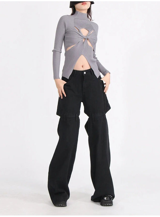 Chiara Hollow Out Knit Sweater - Fashion Pov