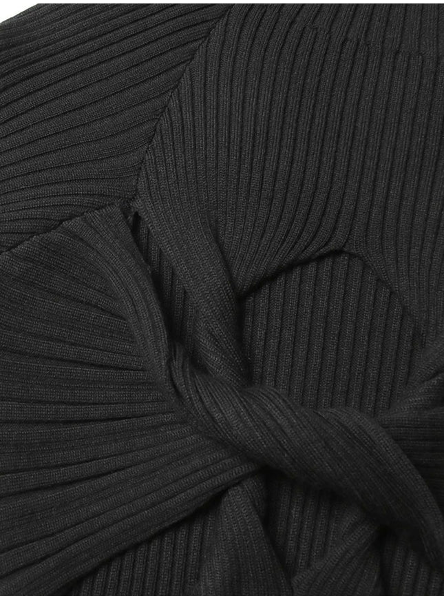 Chiara Hollow Out Knit Sweater - Fashion Pov