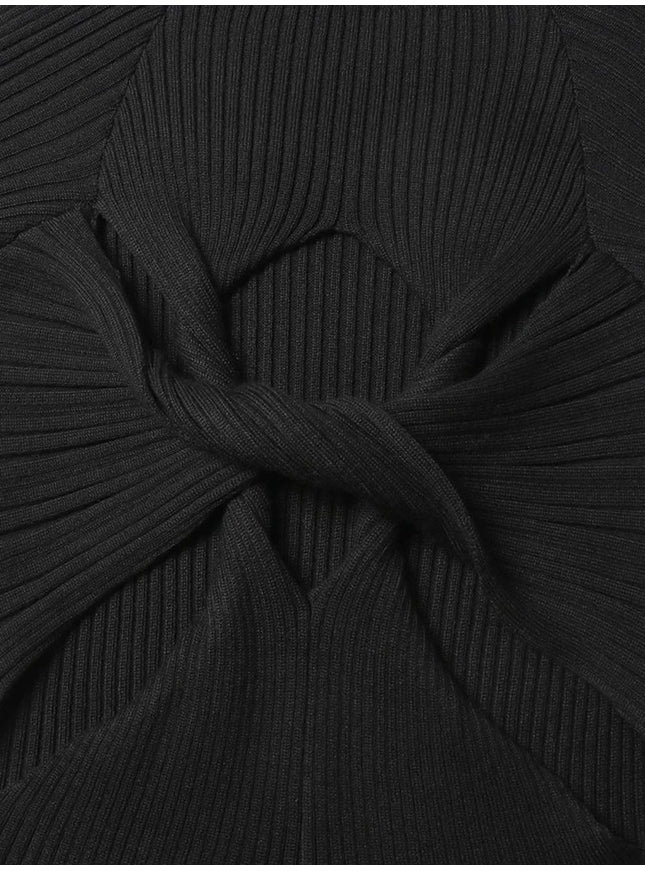 Chiara Hollow Out Knit Sweater - Fashion Pov