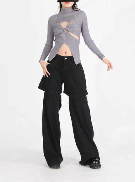 Chiara Hollow Out Knit Sweater - Fashion Pov