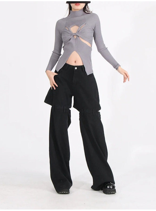 Chiara Hollow Out Knit Sweater - Fashion Pov