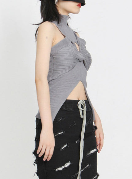 Claire Cut Out Vest Top - Fashion Pov