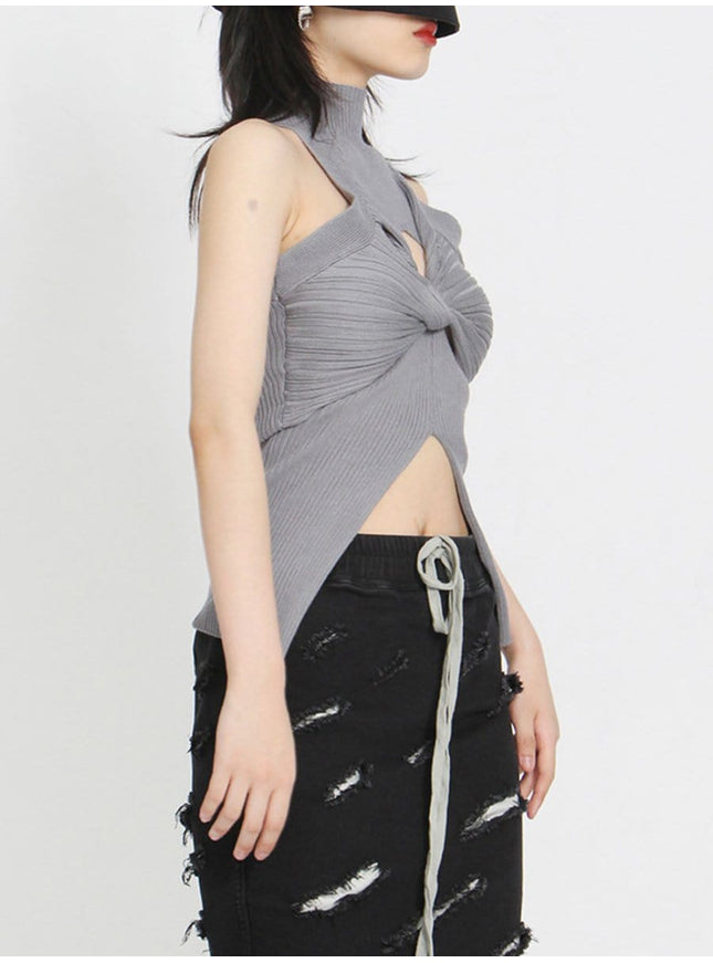 Claire Cut Out Vest Top - Fashion Pov