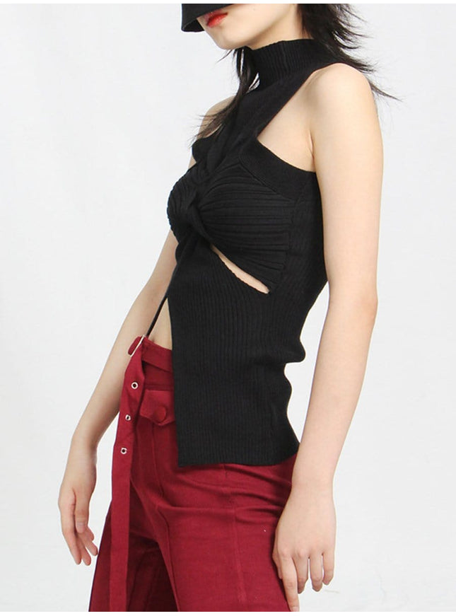 Claire Cut Out Vest Top - Fashion Pov